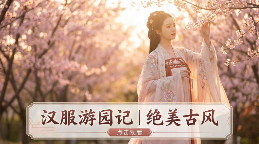 姐妹花汉服古风视频