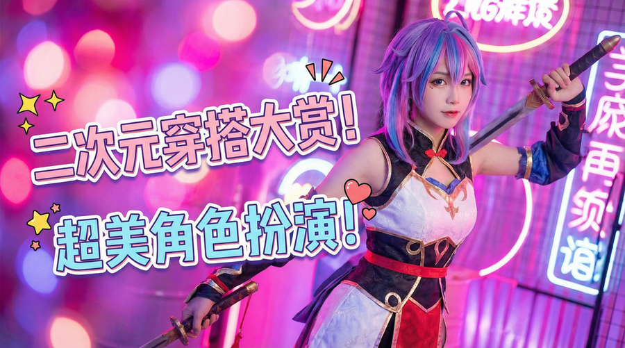 姐妹花二次元cosplay视频